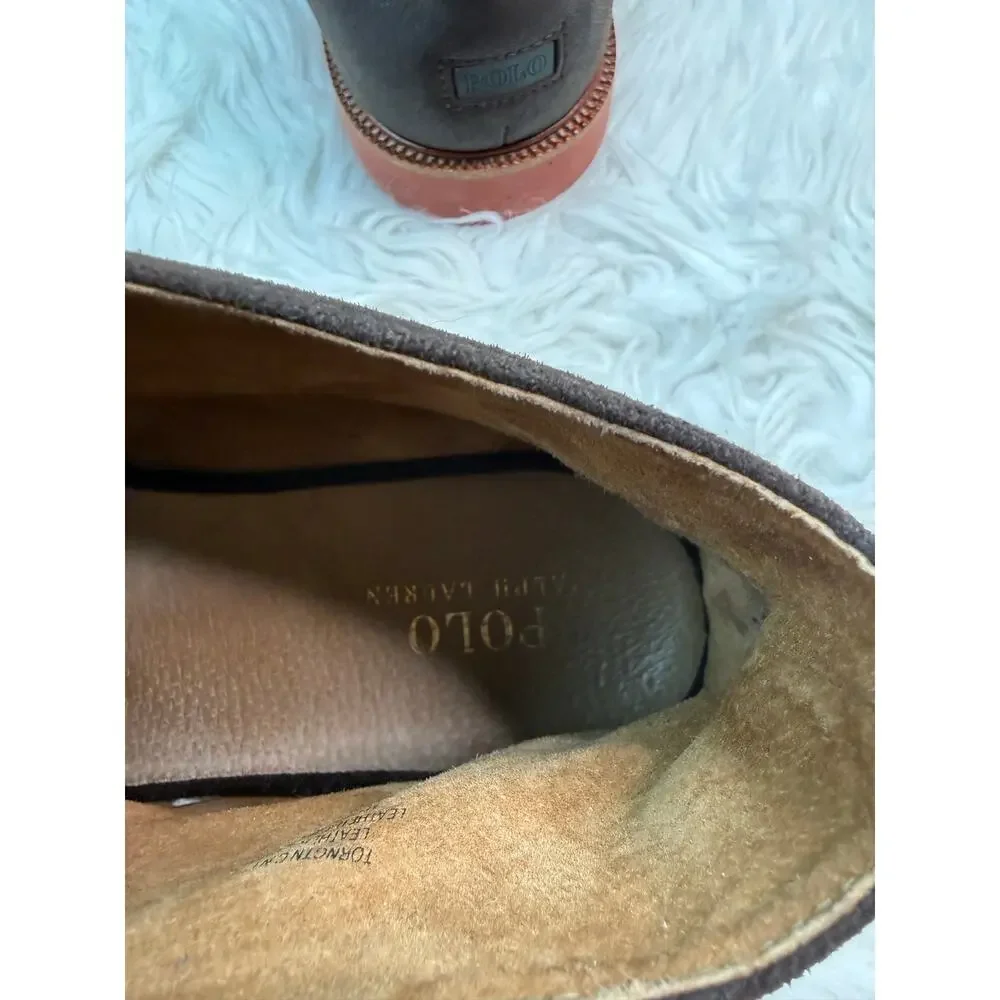 Polo Ralph Lauren Torrington Chukka Boots Brown Suede Size 13D Leather